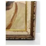 Original Framed Signed Painting by Jewish Artist Abel Pann