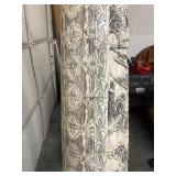 Pair of HUGE Monumental Carved Bone Elephant Tusk Sculptures