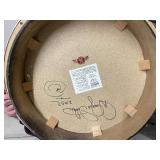 Awesome Original Hand Signed INFINITY Woodworks Round Lighted Coffee Table