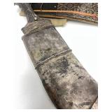 Wonderful Early Antique Omani Khanjar Dagger w/Belt
