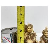 Outstanding Large Vintage Oriental Carved Bone Chess Set w/Case