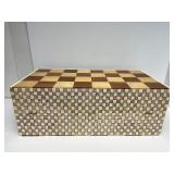 Outstanding Large Vintage Oriental Carved Bone Chess Set w/Case