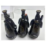 Exceptional LARGE Mid Century Signed Art Pottery Complete Chess Set by Alfaraz Pottery