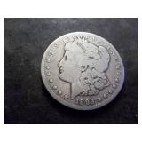 1893 CC Morgan Silver Dollar
