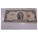 3- 2 Dollar Bills, 1953A, 2-1976