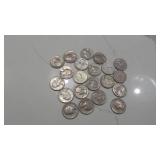 21-Silver Quarters from 1941-1964