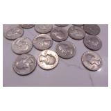 21-Silver Quarters from 1941-1964