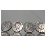 1971, 2-1971D, 1972D, 1973D, 1976D, 1979D, 1980D Kenndy Half Dollars