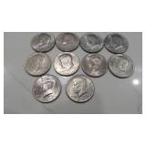 3-1971D, 1972, 1972D, 2-1976D, 1978D, 1992D, 1998P Kenndy Half Dollars