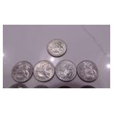 9-Bicentennial 1776-1976D Quarters