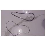 2- Sterling Silver Necklaces, 11.6 DWT