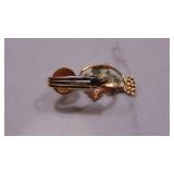 Black Hills 14Kt Gold Clip Earnings, .56 DWT