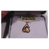 Sapphire 14Kt Gold Filled Necklace