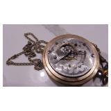 Elgin Gold Filled 15 Jewels Non-Working Pocket Watch and Hamiton Watch Company Pocket Watch (Missing face glass)