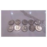 1971,1971D, 1972D, 1973D, 1974D, 1974, 1991D, 1992D, 1998D, 1998P Kenndy Half Dollars