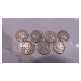 7-Buffalo Head Nickels