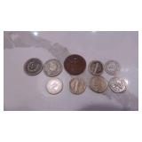 1906 & 1911 Liberty Head Nickel, 6- Other Dimes and 1929US Philippines one Centavo Coin