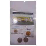 Westward Journey Nickel Series, 2-1979D Susan B Anthony Dollars, Uncirculated Sacagawea 2000D Dollar and Uncirculated 2005D Nickel