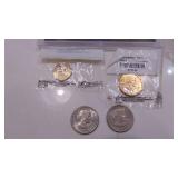 Westward Journey Nickel Series, 2-1979D Susan B Anthony Dollars, Uncirculated Sacagawea 2000D Dollar and Uncirculated 2005D Nickel