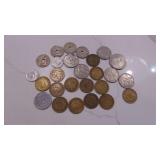 Assorted Spanish Coins