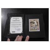 Upper Deck Baseball Heroes Rollie Fingers Autograph Card w/ Booklet