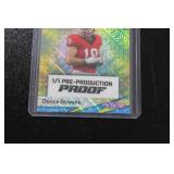 2024 Leaf Vivid Dazzling Performers 1/1 Pre-Production Proof Brock Bowers | Only 1 Exist!