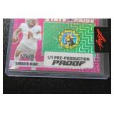 2025 Leaf Metal State Pride 1/1 Pre-Production Proof Cameron Ward Rookie Card | Only 1 Exist!