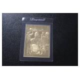 Upper Deck 23K Gold Triple Image Michael Jordan Basketball Card /50000