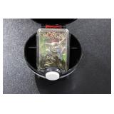 1999 Burger King 23K Gold Pikachu Metal Card w/ Pokeball