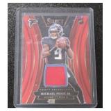 2024 Select Red Prizm Draft Selections Jersey Relic Michael Penix Jr. Rookie Card