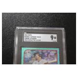 2024 Topps Chrome 89 Design Aqua Refractor Anthony Volpe 129/199 SGC 9 | Only 199 Exist!