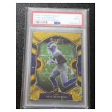 2020 Select Gold Disco Prizm Van Jefferson #71 Rookie Card PSA 9 2/10 | Only 10 Exist!