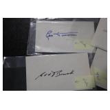 Unknown Cut Autograph Lot | 4 Autographs