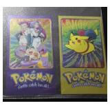 2000 Topps Chrome Pokemon TV Animation Edition Box Topper Lot | 2 Cards