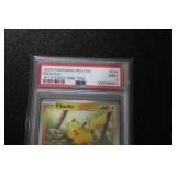 2024 Pokemon 151 5 Pack Mini Tin Pikachu Reverse Holo #025/165 PSA 9