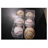 Unknown Autograph Baseball Lot | 6 Balls Unknown Authenticity or Player(s)