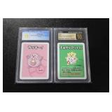 Pokemon Playing Card Togepi CGC Pristine 10 & Chansey  CGC Pristine 10 Lot | 2 Cards