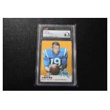 1969 Topps Johnny Unitas #25 CGC 6.5
