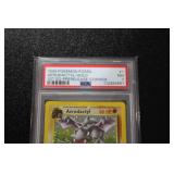 1999 Pokemon Fossil 1st Edition Aerodactyl Holo Prerelease #1 PSA 7