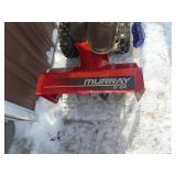 Murray 5 hp 22 snow blower with electric start. Used condition. Tested & works. As shown.