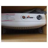 Mr Heater 20000 btu dual fuel vent free wall mount heater. Factory reconditioned. As shown.