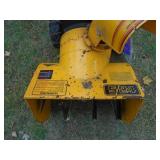 Snow Flite 524 snow blower. Used condition. Tested & works. As shown.