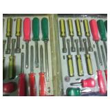 Pair of 15pc screwdriver and but dr...