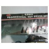 9pc professional nut driver set plu...