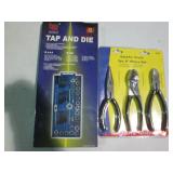 40pc Tap and Die set and 3pc Assort...