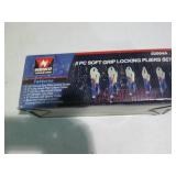 5pc Soft grip locking pliers vice g...
