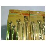 3 sets of 5pc SAE combination wrenc...