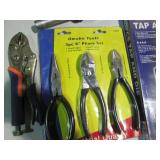 40pc Tap and Die set, 3pc tool set,...