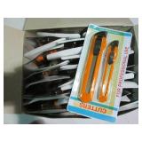 Case lot of 2pc retractable box cut...