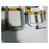 Deep reach C-clamp, 3-way edging cl...